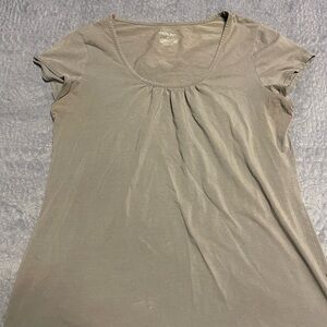 Merona Grey Cap Sleeve Relaxed T-Shirt